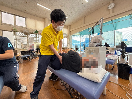 理学療法の様子